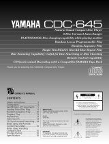 Yamaha CDC-645 Instrukcja obsługi