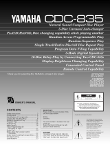 Yamaha CDC-835 Instrukcja obsługi