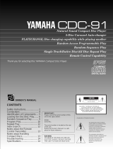 Yamaha CDC-91 Instrukcja obsługi
