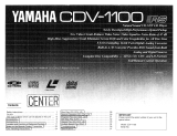 Yamaha CDV-1100 Instrukcja obsługi
