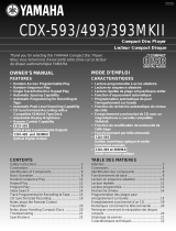 Yamaha CDX-393MKII Instrukcja obsługi
