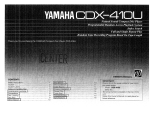 Yamaha CDX-410U Instrukcja obsługi