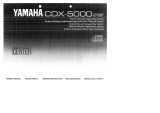 Yamaha CDX-5000 Instrukcja obsługi
