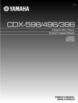 Yamaha CDX-496 Instrukcja obsługi