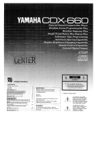 Yamaha CDX-660 Instrukcja obsługi