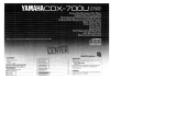 Yamaha CDX-700U Instrukcja obsługi