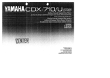Yamaha CDX-710U Instrukcja obsługi