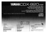 Yamaha CDX-920 Instrukcja obsługi