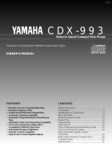 Yamaha CDX-993 Instrukcja obsługi