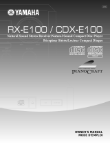 Yamaha RX-E100 Instrukcja obsługi