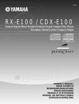 Yamaha RX-E100RDS Instrukcja obsługi