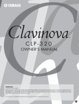 Yamaha Clavinova CLP-320 Instrukcja obsługi