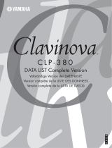 Yamaha Clavinova CLP-380 Karta katalogowa
