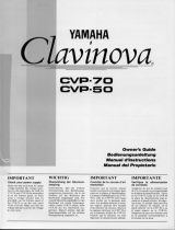 Yamaha Clavinova CVP-70 Instrukcja obsługi