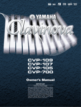 Yamaha Clavinova CVP-105 Instrukcja obsługi