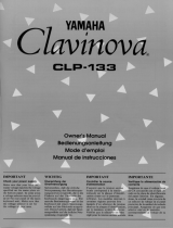 Yamaha Clavinova CLP-133 Instrukcja obsługi