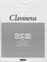 Yamaha Clavinova CLP-20 Instrukcja obsługi