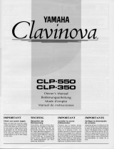 Yamaha CLP-550 Instrukcja obsługi