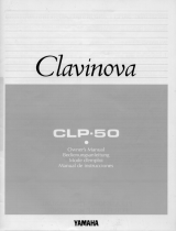 Yamaha Clavinova CLP-50 Instrukcja obsługi