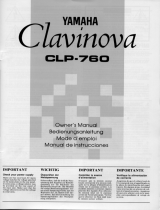 Yamaha CLP-760 Instrukcja obsługi