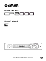 Yamaha CP2000 Instrukcja obsługi