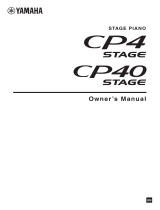 Yamaha CP4 Stage Instrukcja obsługi
