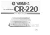 Yamaha CR-220 Instrukcja obsługi