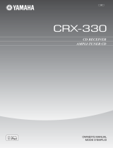 Yamaha CRX-330 Instrukcja obsługi