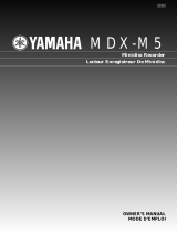 Yamaha MDX-M5 Instrukcja obsługi