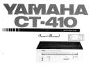 Yamaha CT-410 Instrukcja obsługi