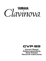 Yamaha CVP-89 Instrukcja obsługi