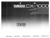 Yamaha CX-1000 Instrukcja obsługi