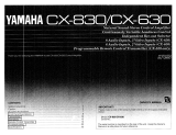 Yamaha CX-630 Instrukcja obsługi