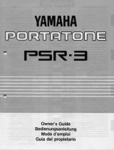 Yamaha Portatone PSR-3 Instrukcja obsługi