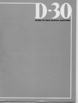 Yamaha D-30 Instrukcja obsługi