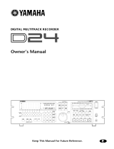 Yamaha D24 Instrukcja obsługi