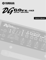 Yamaha DG60-112 Instrukcja obsługi