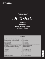 Yamaha DGX-650 Instrukcja obsługi