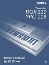 Yamaha DGX-220 YPG-225 Instrukcja obsługi