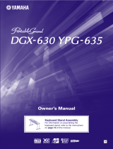 Yamaha DGX630B - 88 Key Portable Grand Instrukcja obsługi