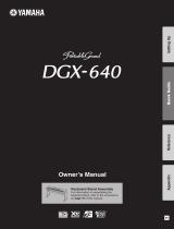 Yamaha Portable Grand DGX-640 Instrukcja obsługi