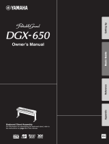 Yamaha DGX-640 Instrukcja obsługi