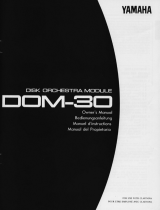 Yamaha DOM-30 Instrukcja obsługi