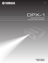 Yamaha DPX-1 Instrukcja obsługi