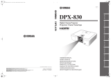 Yamaha DPX-830 Instrukcja obsługi