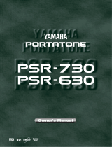 Yamaha PSR-730 Instrukcja obsługi