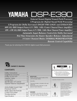 Yamaha DSP-E390 Instrukcja obsługi