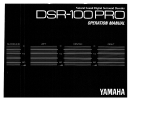Yamaha DSR-100PRO Instrukcja obsługi