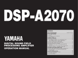 Yamaha DSP-A2070 Instrukcja obsługi