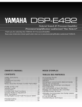 Yamaha DSP-E492 Instrukcja obsługi